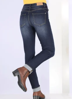 Damen Mona Lange Hosen|Jeans<Jeans mit Push-up-Effekt
