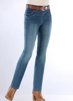 Damen Mona Lange Hosen|Jeans<Jeans mit raffinierter Taschenlösung