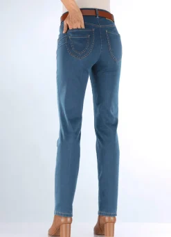 Damen Mona Lange Hosen|Jeans<Jeans mit raffinierter Taschenlösung