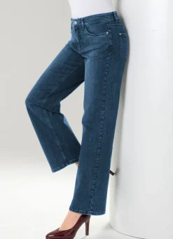 Damen Mona Lange Hosen|Jeans<Jeans mit Stern-Details