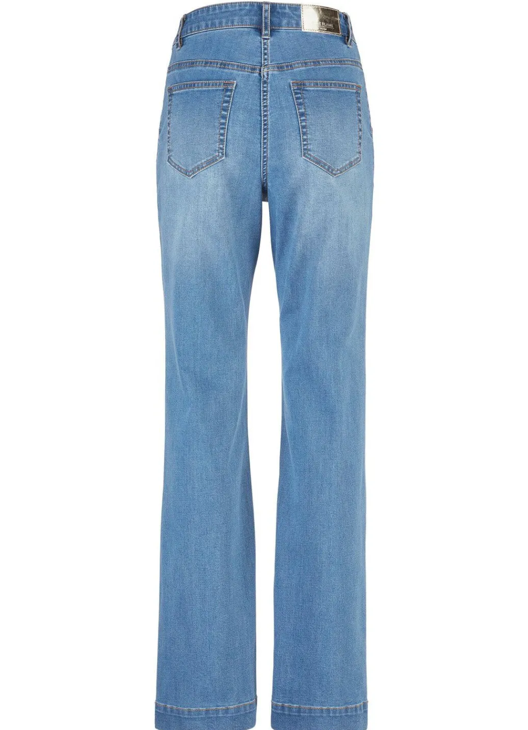 Damen Mona Lange Hosen|Jeans<Jeans mit trendigen Zierknöpfen