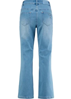 Damen Mona Lange Hosen|Jeans<Jeans mit trendigen Ziernieten