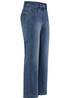 Damen Mona Lange Hosen|Jeans<Jeans mit trendigen Ziernieten