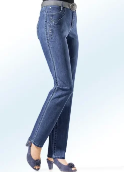 Damen Mona Jeans<Jeans mit weiterem Bundumfang
