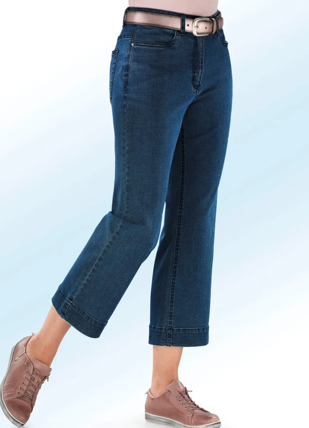 Damen Mona Shorts|Culotten<Jeans-Culotte in 5-Pocket-Form