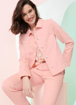 Damen Mona Übergangsjacken<Jeansjacke mit stiltypischen Nähten