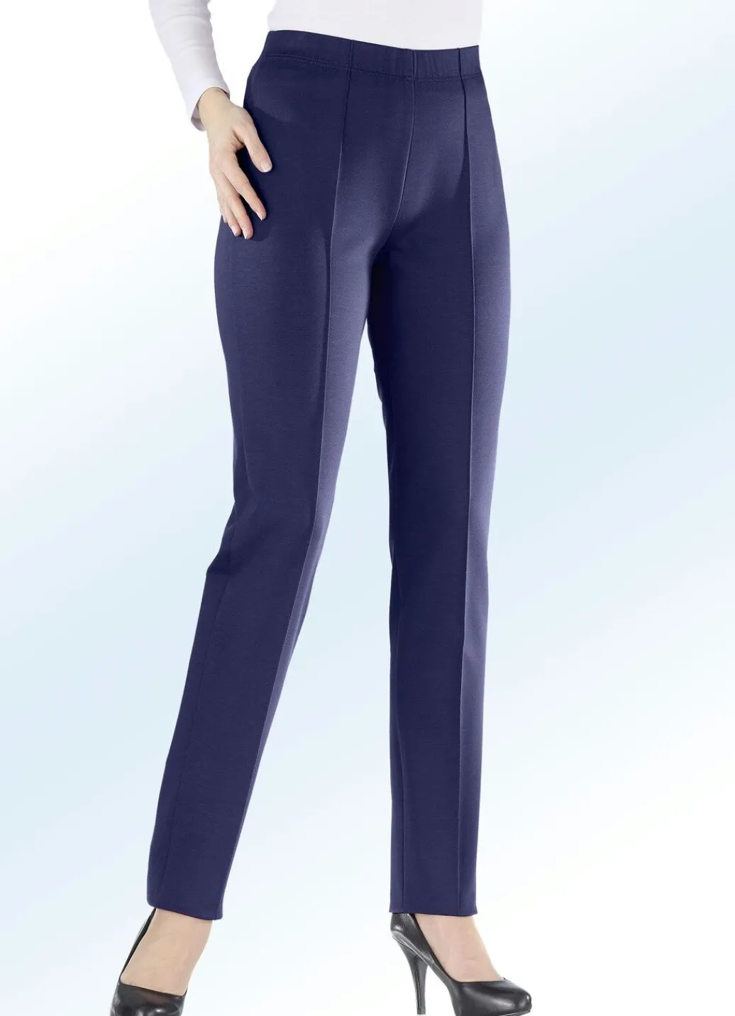 Damen Mona Schlupfhosen|Lange Hosen<Jerseyhose in 9 Farben
