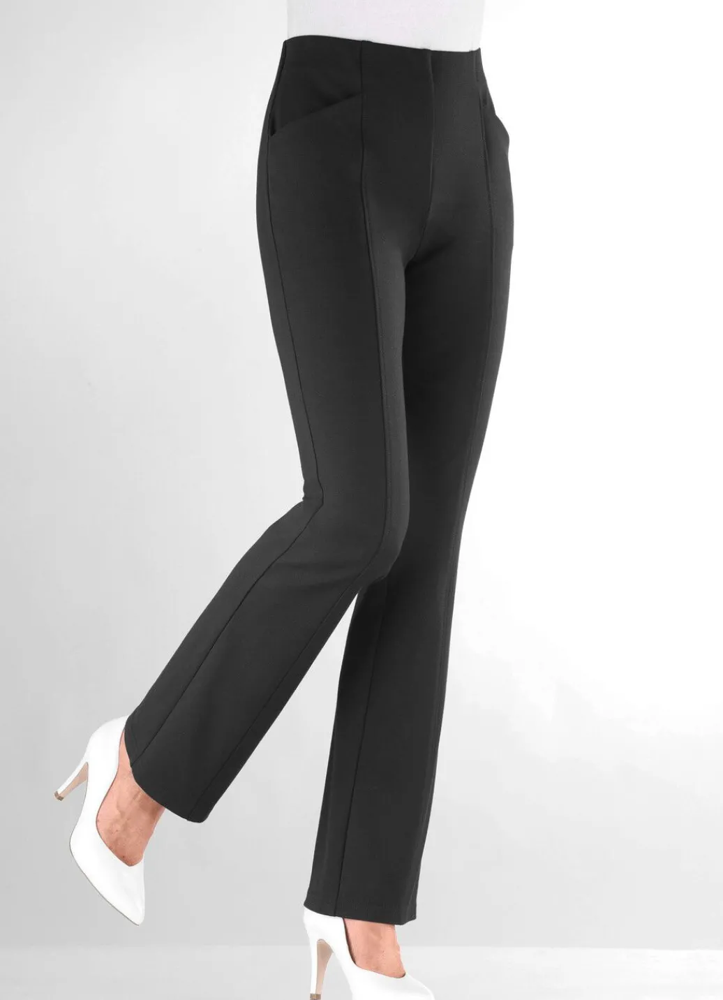 Damen Mona Schlupfhosen|Lange Hosen<Jerseyhose mit ausgestellter Fußweite
