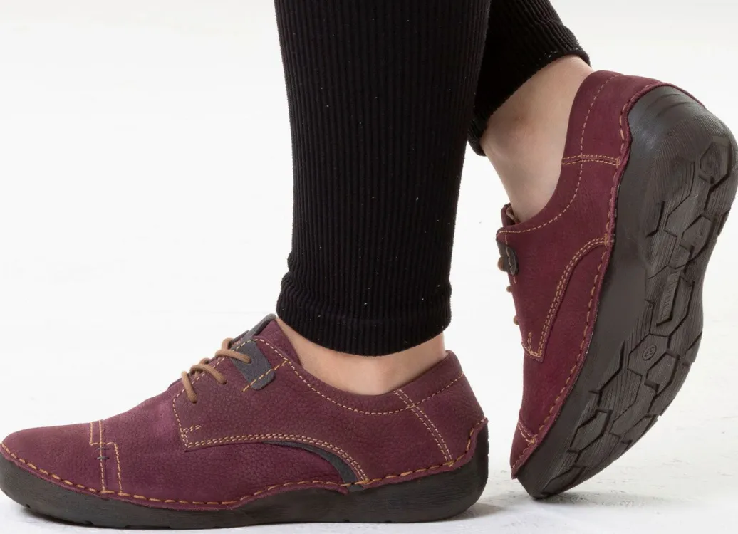 Clearance Josef Seibel, klassische Damen-Schnürschuhe, Weite G, mit herausnehmbarem Fußbett Damen Schnürschuhe