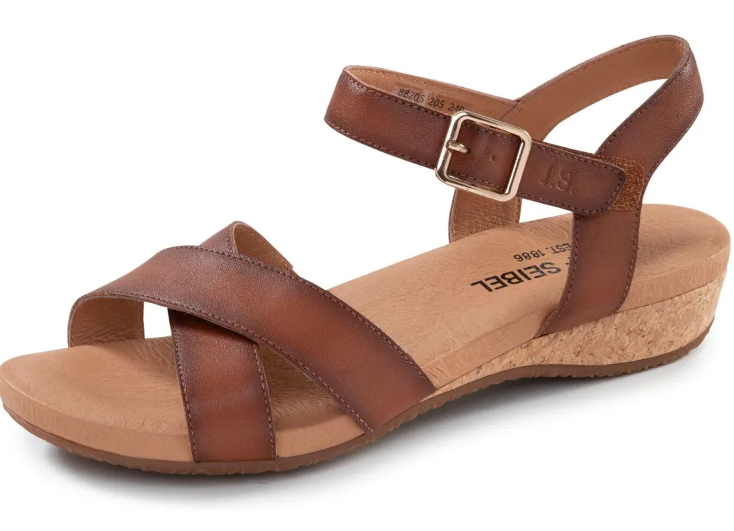 Josef Seibel, leichte Damen-Sandalen, Weite G, aus Leder Damen Sandalen
