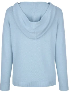 Damen Mona Pullover|Basics<Kapuzenpullover mit Rippenabschlüssen