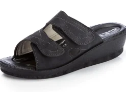 Sale Klassische Damen-Pantoletten, Weite H, mit elastischem Material Damen Pantoletten