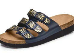 Outlet Klassische Damen-Pantoletten, mit verstellbaren Spangen Damen Pantoletten