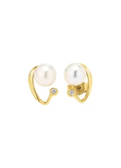 Online Klassische Eleganz: Ohrstecker mit Süßwasser-Zuchtperlen Damen Ohrschmuck