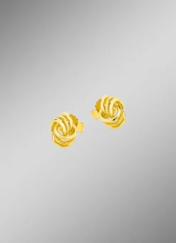 Discount Klassische Knoten-Ohrstecker Damen Ohrschmuck