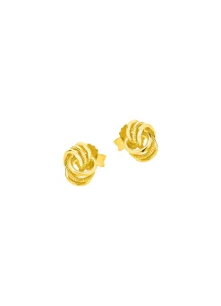 Discount Klassische Knoten-Ohrstecker Damen Ohrschmuck