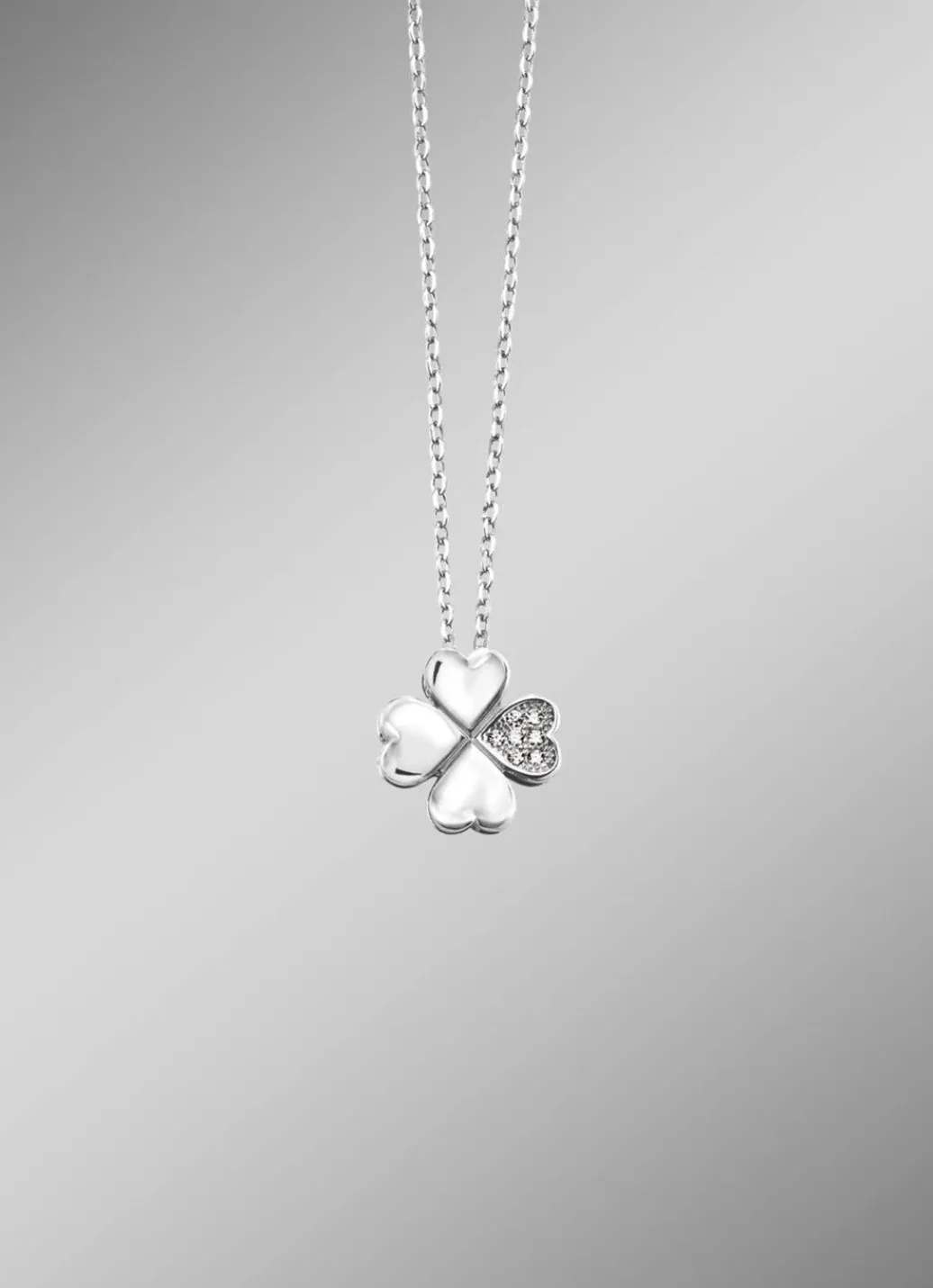 Sale Kleeblatt-Anhänger mit Ankerkette Damen Modeschmuck|Anhänger