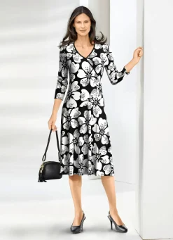 Damen Mona Freizeitkleider<Kleid in Wickeloptik