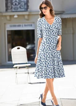 Damen Mona Freizeitkleider<Kleid mit ausgestelltem Rockteil