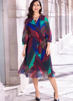 Damen Mona Freizeitkleider<Kleid mit Bindegürtel