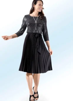 Damen Mona Abendkleider|Abendmode<Kleid mit Chiffon-Bindeband