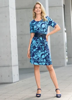 Damen Mona Sommerkleider|Freizeitkleider<Kleid mit Floral-Druck