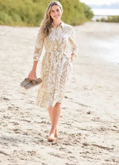 Damen Mona Sommerkleider|Freizeitkleider<Kleid mit Hemdkragen
