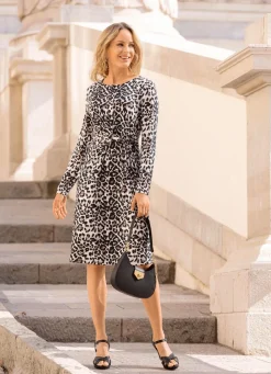 Damen Mona Freizeitkleider<Kleid mit Knotenoptik