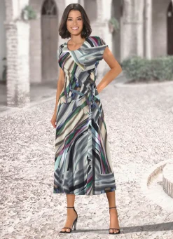 Damen Mona Freizeitkleider<Kleid mit raffinierter Knotentechnik