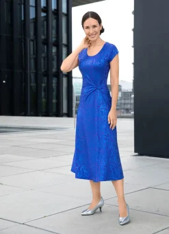Damen Mona Abendkleider|Basics<Kleid mit raffinierter Knotenoptik