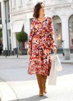 Damen Mona Freizeitkleider<Kleid mit schönem Floralprint