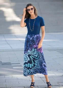 Damen Mona Sommerkleider|Freizeitkleider<Kleid mit toller Faltenlegung