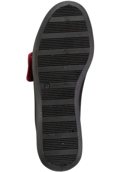Sale Klettschuh mit hübscher Bordüre Damen Hausschuhe
