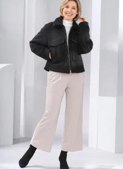 Damen Mona Lange Hosen<Knöchellange Hose mit weitem Bein