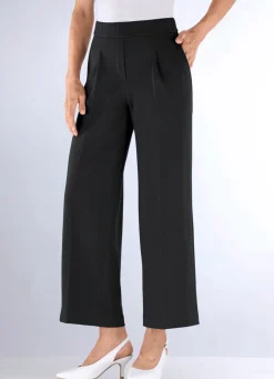 Damen Mona Lange Hosen<Knöchellange Hose mit weitem Bein