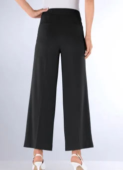 Damen Mona Lange Hosen<Knöchellange Hose mit weitem Bein