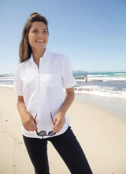Damen Mona Blusenjacken|Blusen<Kombistarke Blusenjacke