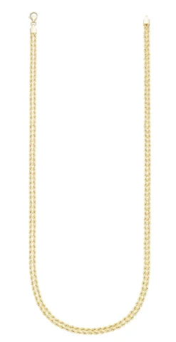 Hot Kordelketten-Garnitur aus Gold 585/- fein Damen Halsketten|Armbänder