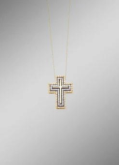 Discount Kreuz-Anhänger mit Brillanten Damen Anhänger