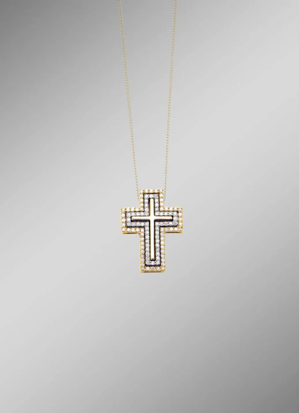 Discount Kreuz-Anhänger mit Brillanten Damen Anhänger