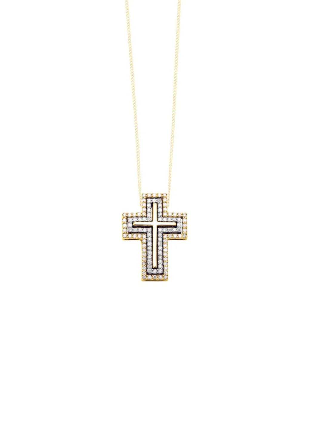 Discount Kreuz-Anhänger mit Brillanten Damen Anhänger