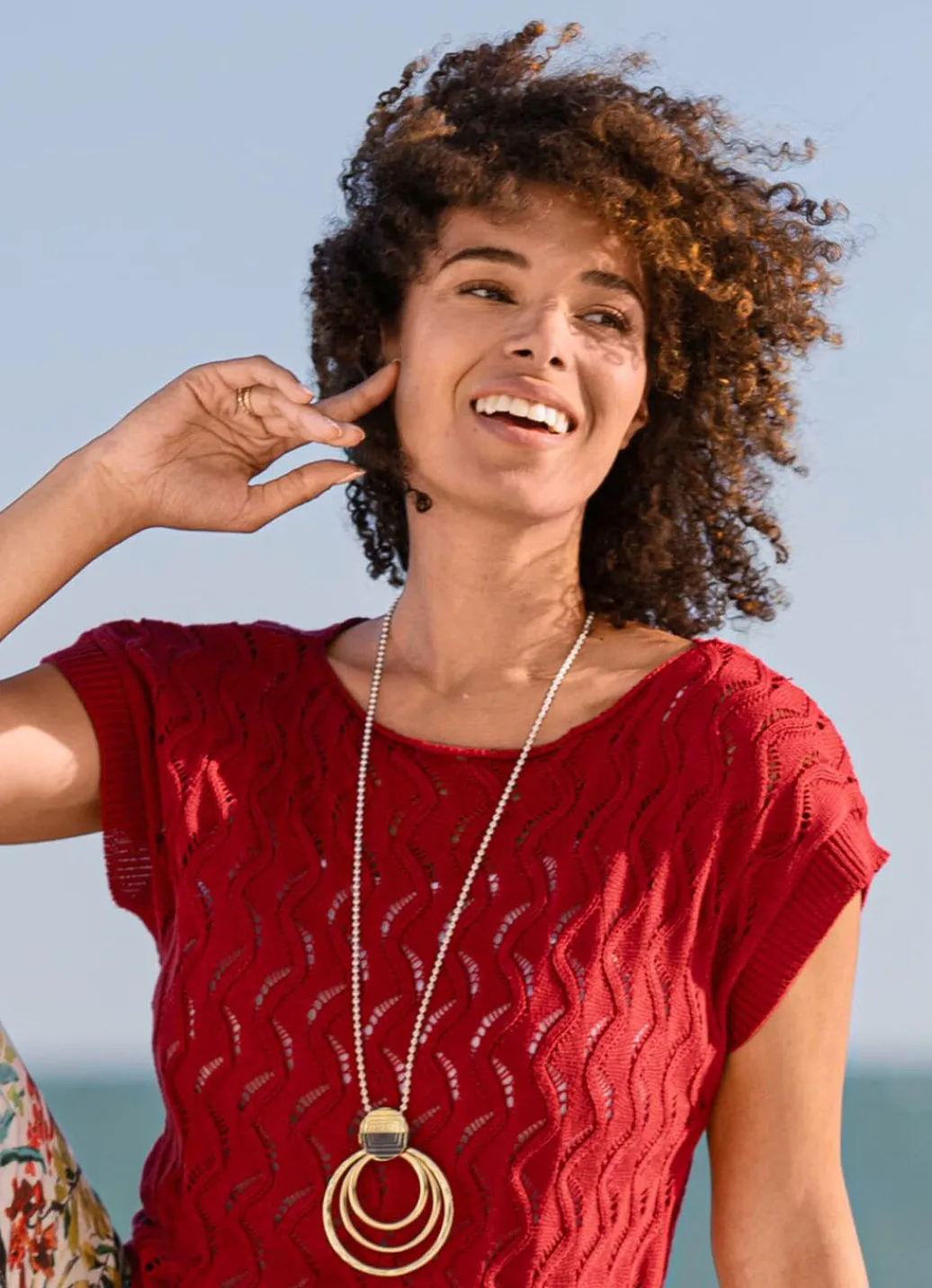 Outlet Kugelkette mit Anhänger Damen Modeschmuck|Halsketten