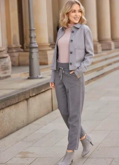 Damen Mona Übergangsjacken<Kurzjacke aus Flanell