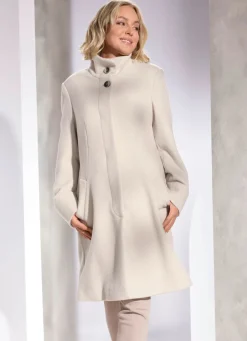 Damen Mona Wollmäntel<Kurzmantel mit abnehmbarem Schal