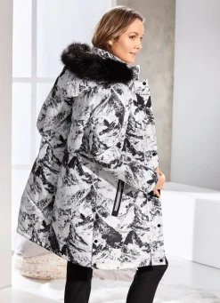 Damen Mona Wintermäntel<Kurzmantel mit abnehmbarer Kapuze