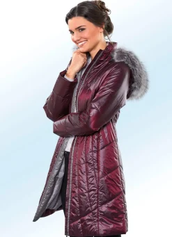 Damen Mona Wintermäntel<Kurzmantel mit abnehmbarer Kapuze