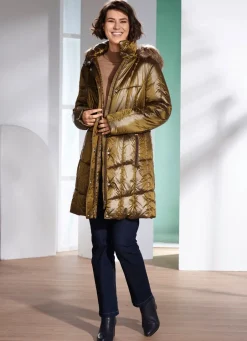 Damen Mona Wintermäntel<Kurzmantel mit elastischen Windfangärmeln