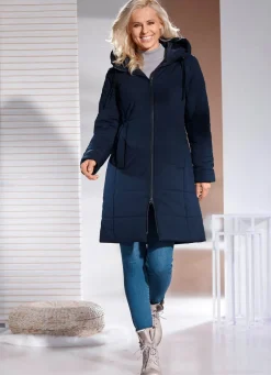 Damen Mona Wintermäntel<Kurzmantel mit fester Kapuze