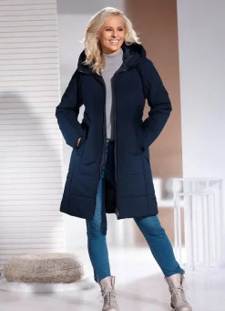 Damen Mona Wintermäntel<Kurzmantel mit fester Kapuze