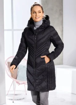 Damen Mona Wintermäntel<Kurzmantel mit fester Kapuze